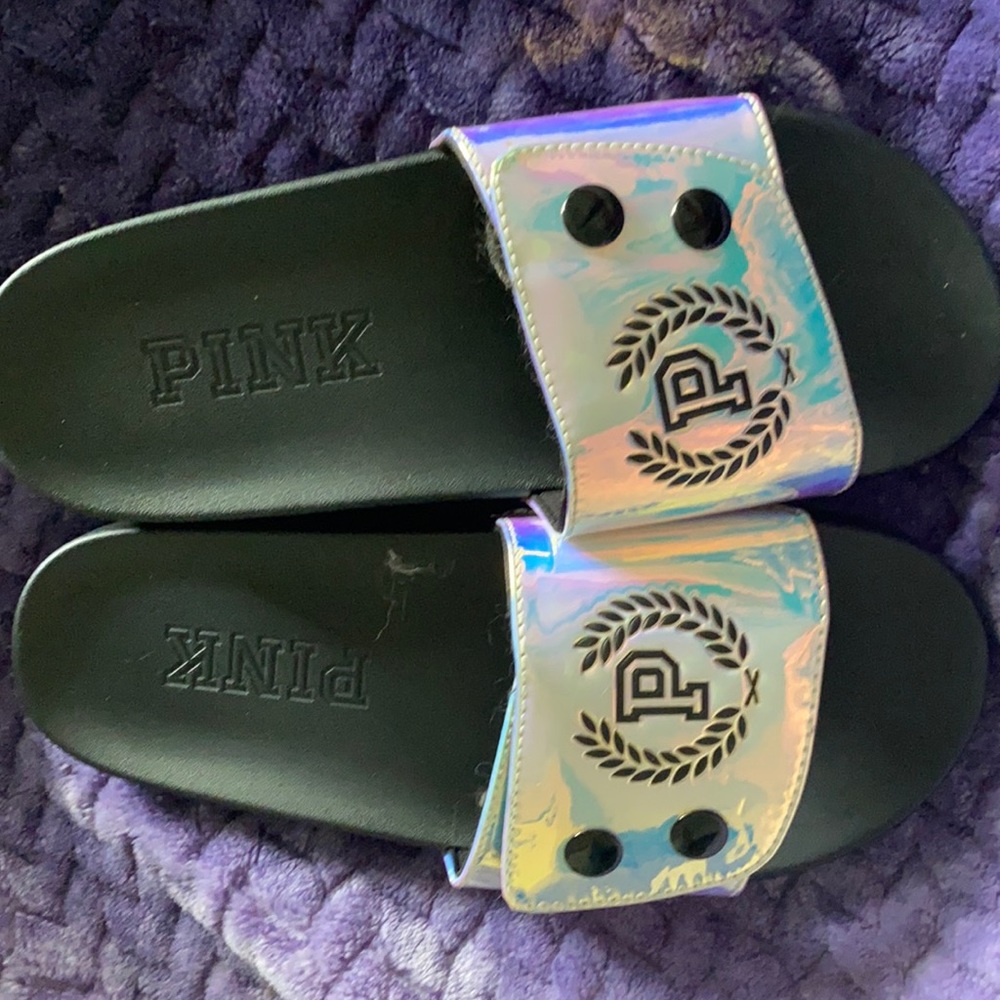 Pink Victoria secret flops